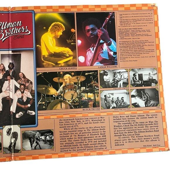 VINTAGE THE ALLMAN BROTHERS BAND WIPE THE WINDOWS VINYL SET OF 2 VINYL RECORD - Picture 8 of 9